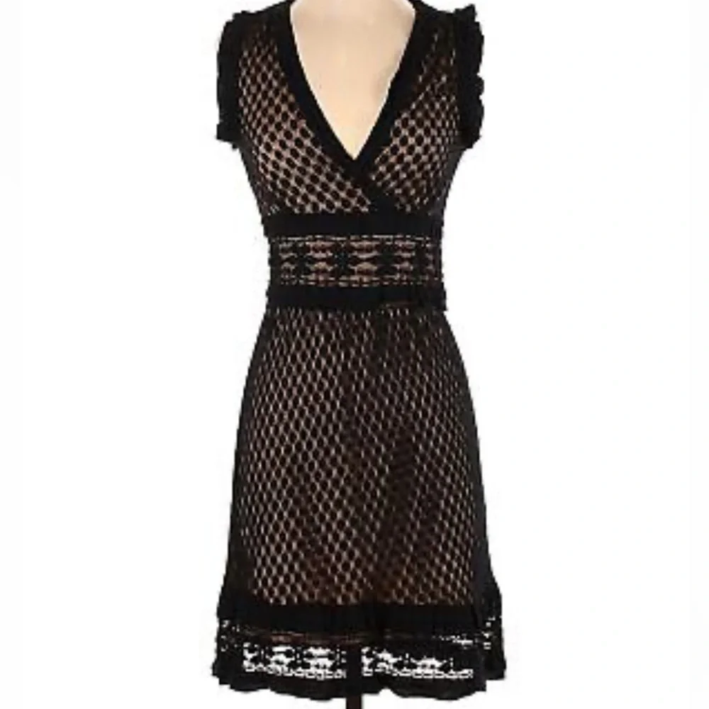 Max Studio Black Dress Sz M - Picture 1 of 9